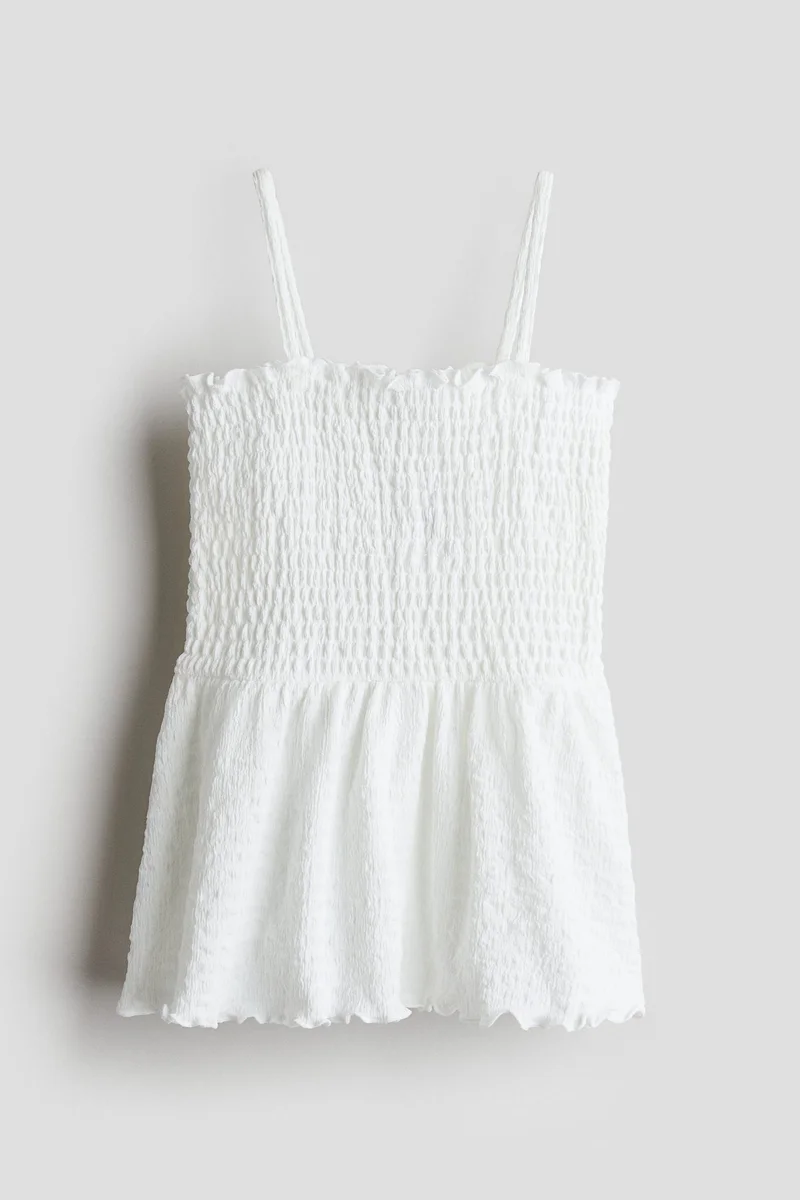 H&M Smocked strappy top