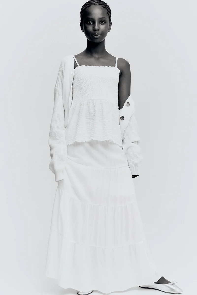 H&M Smocked strappy top