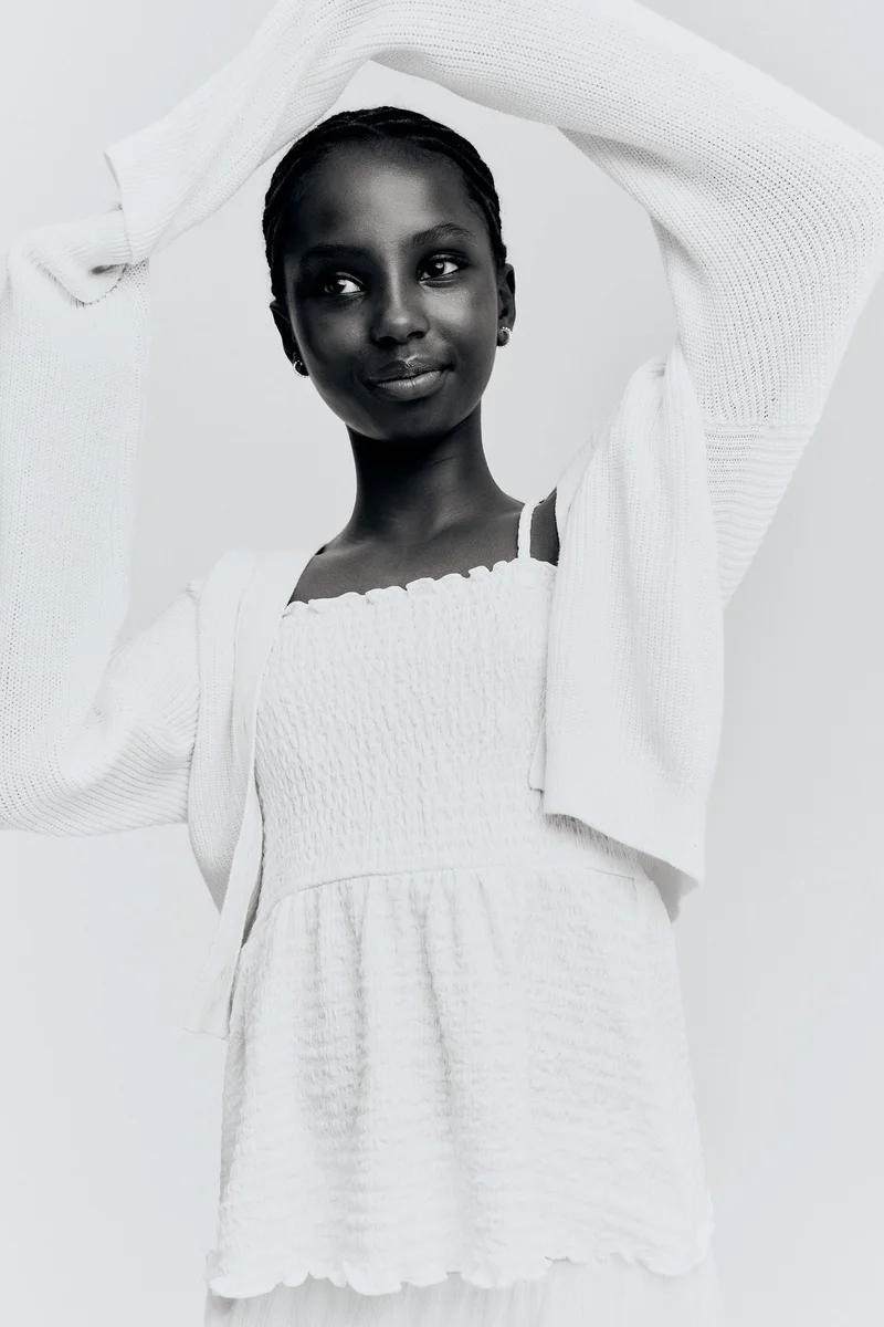 H&M Smocked strappy top