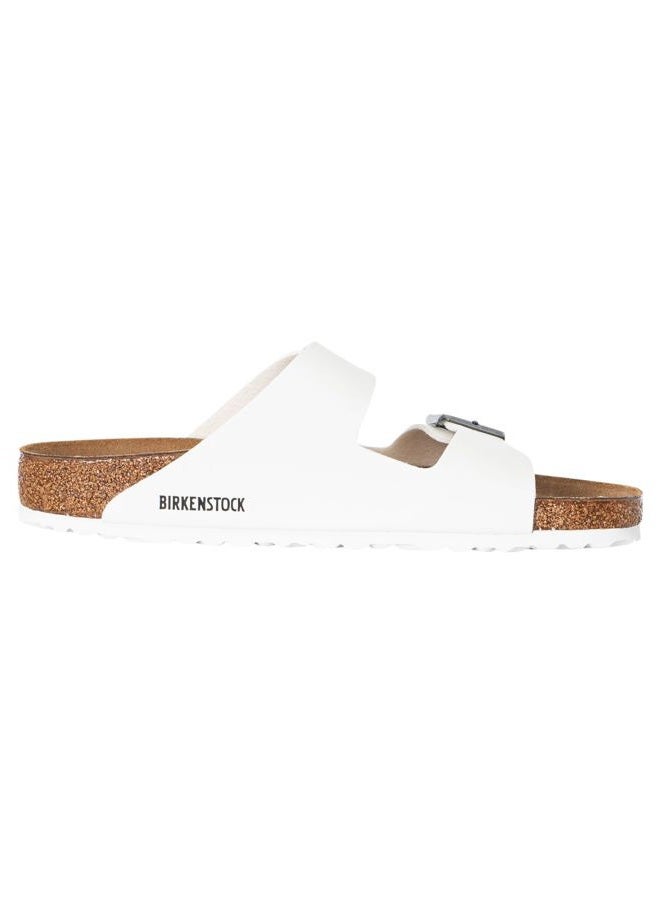 BIRKENSTOCK Women's Arizona Birko-Flo White Birko-Flor Sandals - 41 R EU (US Men EU's 8-8.5, US Women EU's 10-10.5) - Image 3