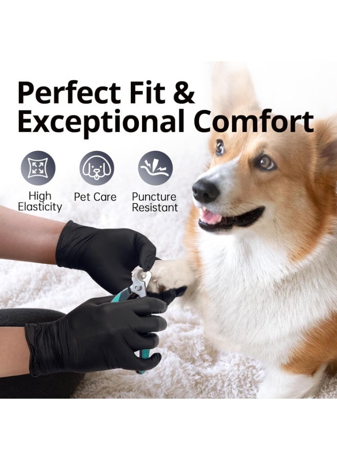 Nitrile Disposable Exam Gloves - Food Safe, Latex & Powder Free - Strong Barrier for Medical, Cooking & Daily Use - Image 2