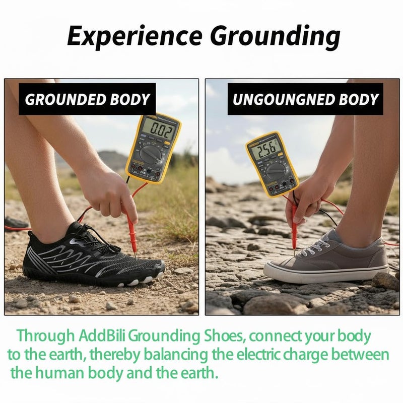 AddBili Grounding Shoes with Copper Buttons Grounding Sock and Insoles. Effective, Soft, and Comfortable. - W39 - Image 5