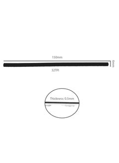 Generic Qusai Trading Est - Junior Hacksaw Frame with 150mm Carbon Steel Blade, Durable and Ergonomic Metal Frame for Precise Cutting of Wood, Plastic, and Light Metal, Ideal for DIY & Professional Use  - Image 5