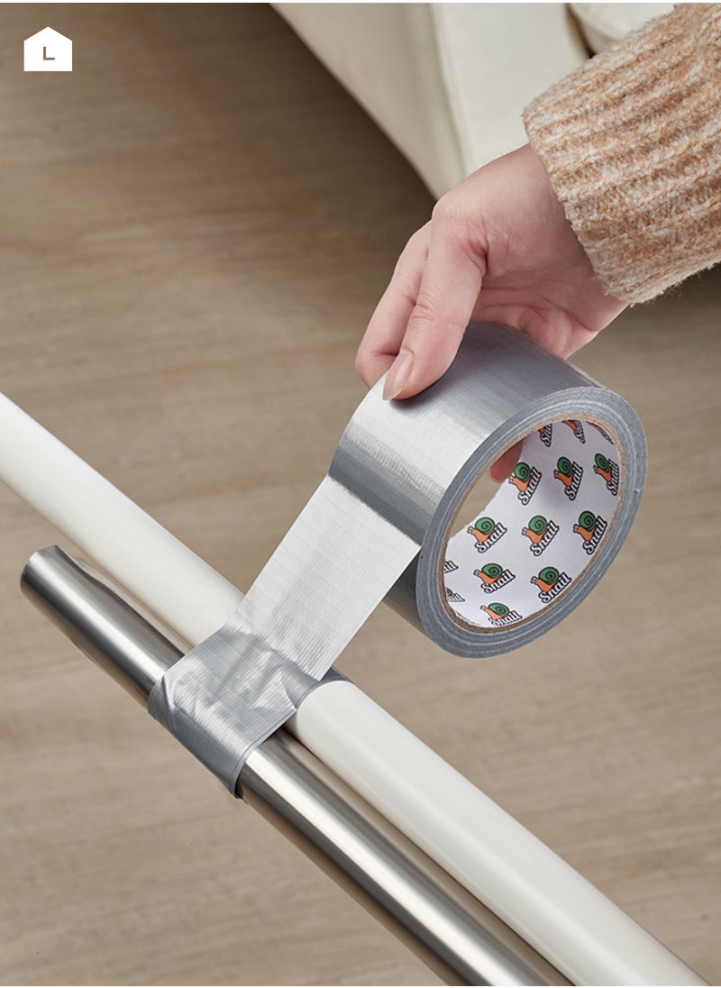 LAWAZIM - Duct Tape - 150mic Silver - Waterproof Strong Adhesion Flexible Long-Lasting Utility Tape - for Workshops Water Lines Pipes Electrical Repairs and Home Improvements - DIY and Professional Use - Image 1