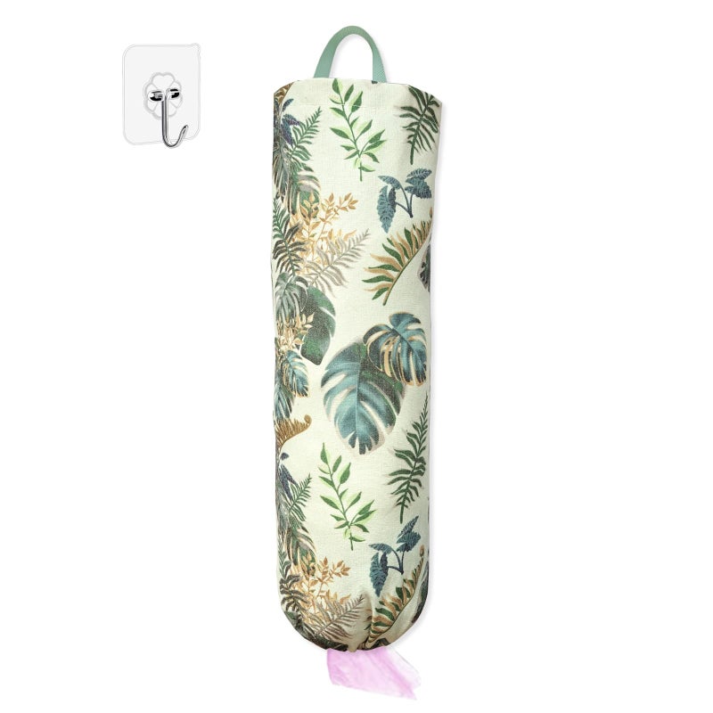 SYIPO Plastic Bag Holder Reusable Grocery Bag Organizer Wall Mount 1 Pack Small Forest - Image 2