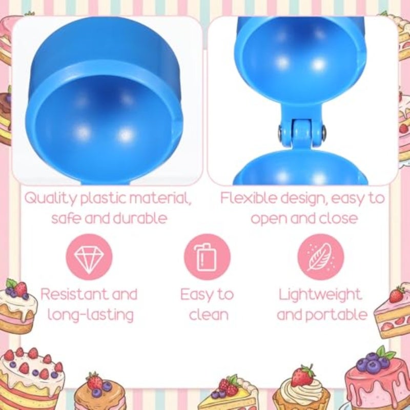 2 Pack Cake Pop Mold Press Set, Round Circle Cake Pop Cutter and Pusher, ABS Baking Tools Accessories, DIY Mini Cakes for Birthday Parties Wedding Desserts - Image 4