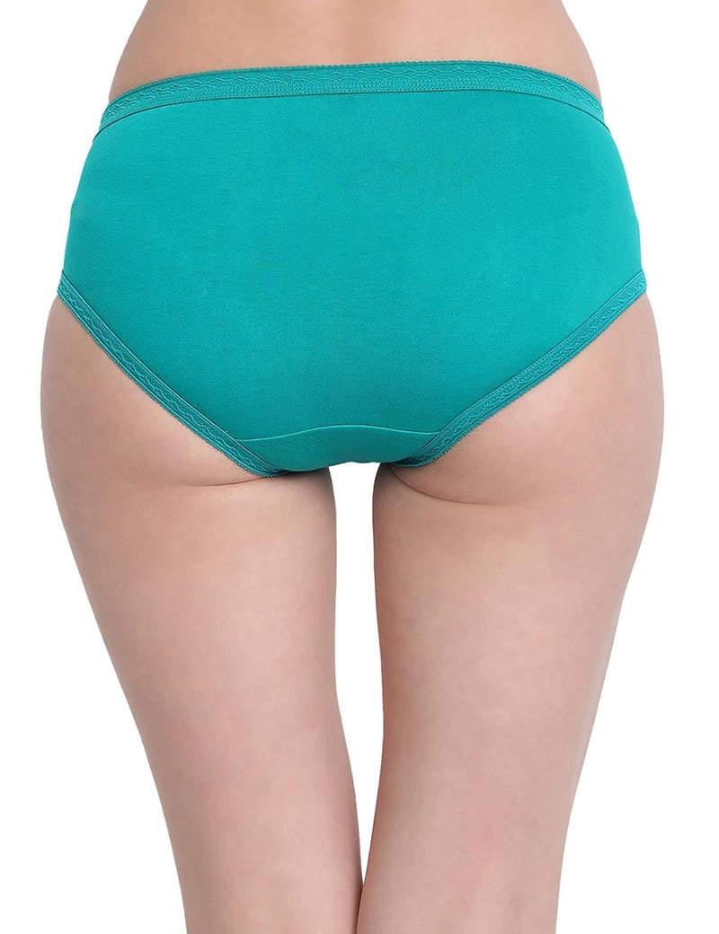 VSTAR Women's Cotton Blend Panties (Pack of 3) (JASMINE_Multicolor, 95 Cm) - Image 4