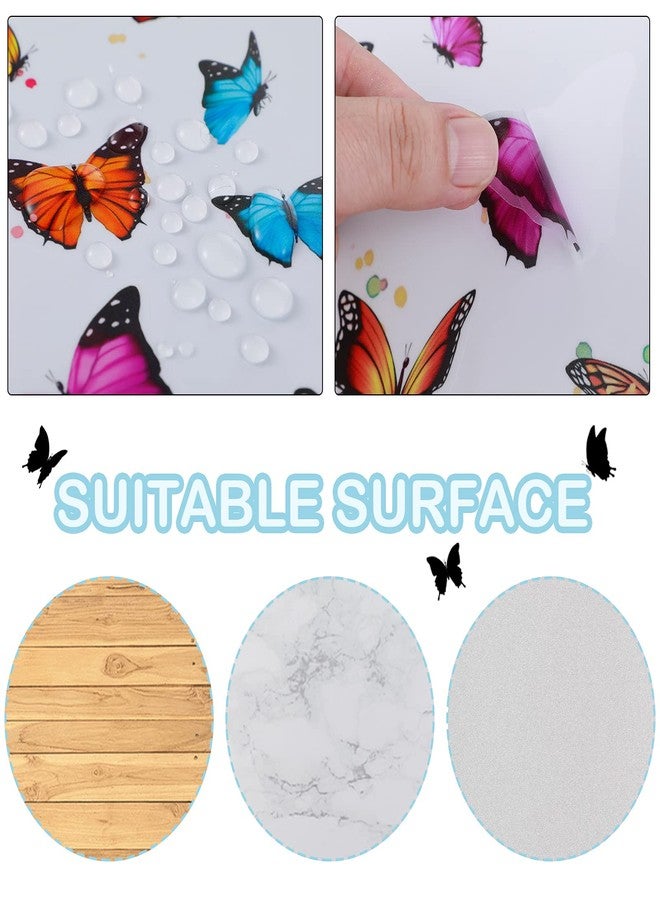 Chinco Inspirational Quote Wall Decals Butterfly She Believed She Could So Did Wall Stickers Positive Sayings Vinyl Stickers for Women Graduation Back to School Bedroom Living Room Office Classroom - Image 4