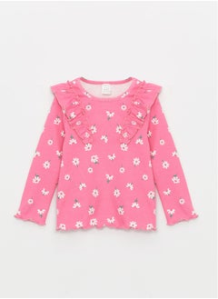 LC WAIKIKI Crew Neck Long Sleeve Baby Girl T-Shirt  - Image 1