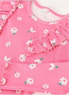 LC WAIKIKI Crew Neck Long Sleeve Baby Girl T-Shirt  - Image 3