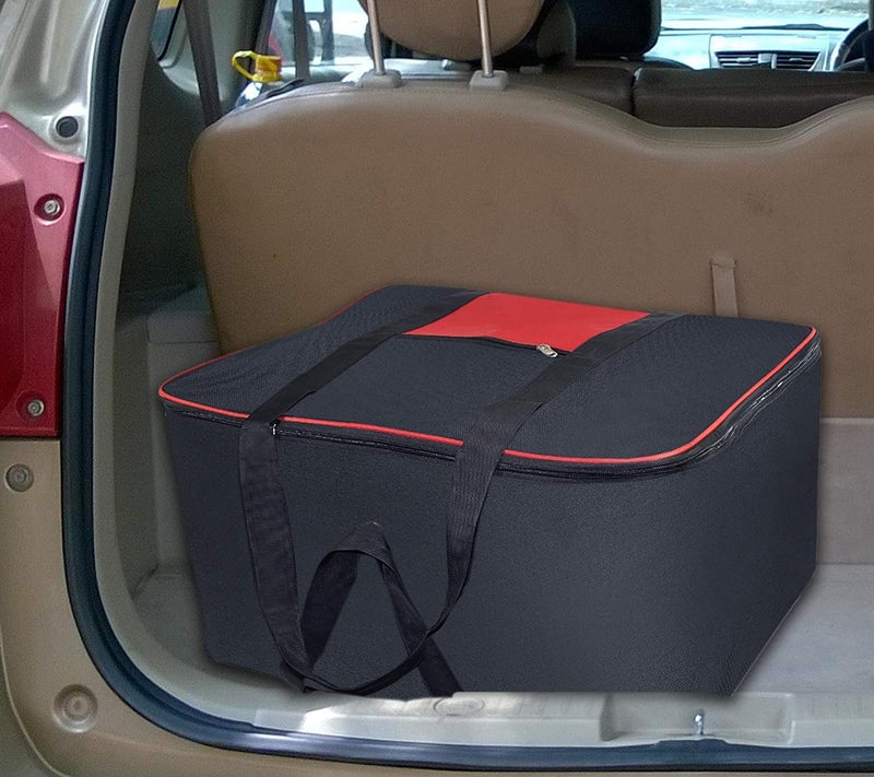 Haimac Nylon Storage Bag with Zippered Closure and Handle 54x46x28cm Pack Of 2 Multipurpose Bag - Image 5