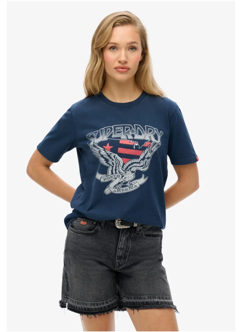 Superdry Embellish Varsity Relaxed Tee