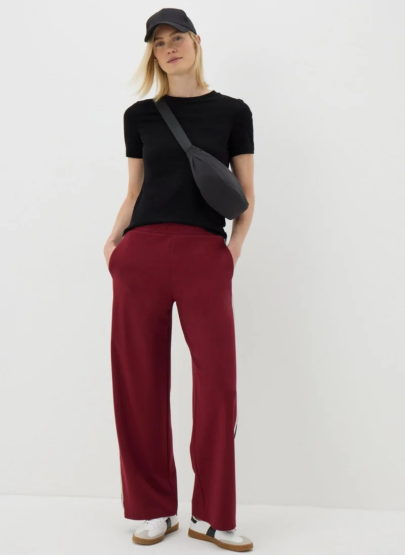 ماتلان Black Crew Neck T-shirt