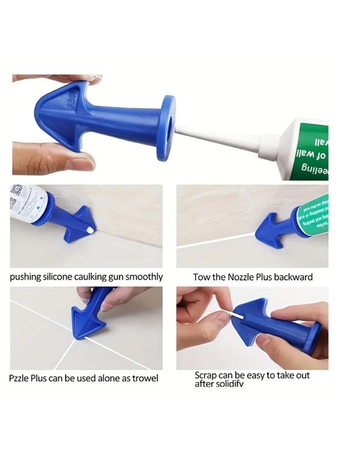 15pcs Caulking Tool Set Manual Sealant Applicator Metal Silicone Heads - Image 3