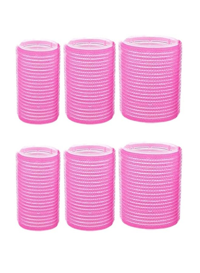 بلوشيا مجموعة بكرات الشعر ذاتية التثبيت من BLUSHIA، 12 قطعة، تتضمن 6 بكرات شعر بثلاثة أحجام (2 كبيرة، 2 متوسطة، 2 صغيرة) و6 مشابك شعر للشعر الطويل، المتوسط، القصير، الكثيف، والناعم. - Image 3