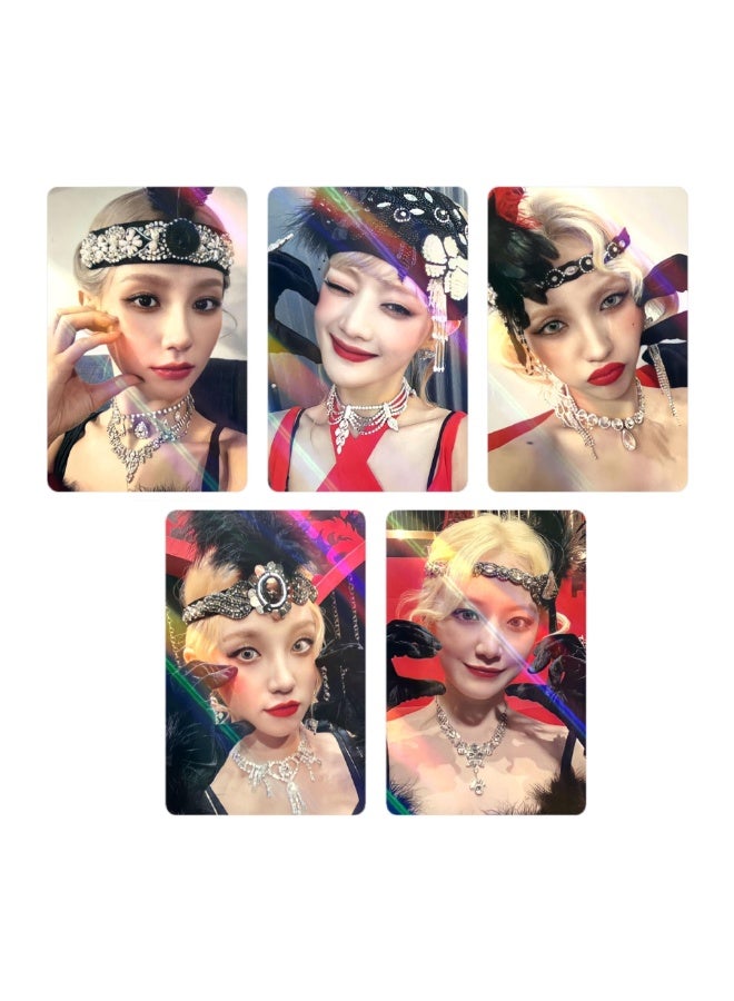 NIBEMINENT 5 Pcs Kpop (G)I-DLE I Love Lomo Cards Card For Fans Collection Gifts