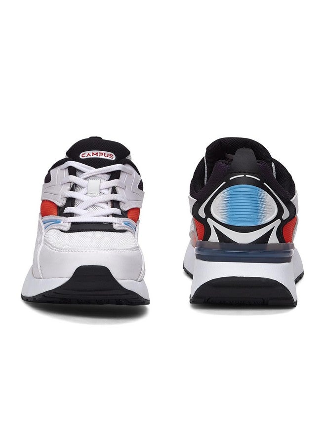 كامبس حذاء رياضي رجالي Campus Vitality أبيض/أحمر - 8UK/الهند 22G-1227 - Image 3