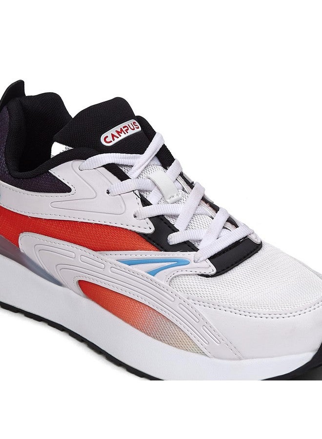 كامبس حذاء رياضي رجالي Campus Vitality أبيض/أحمر - 8UK/الهند 22G-1227 - Image 4