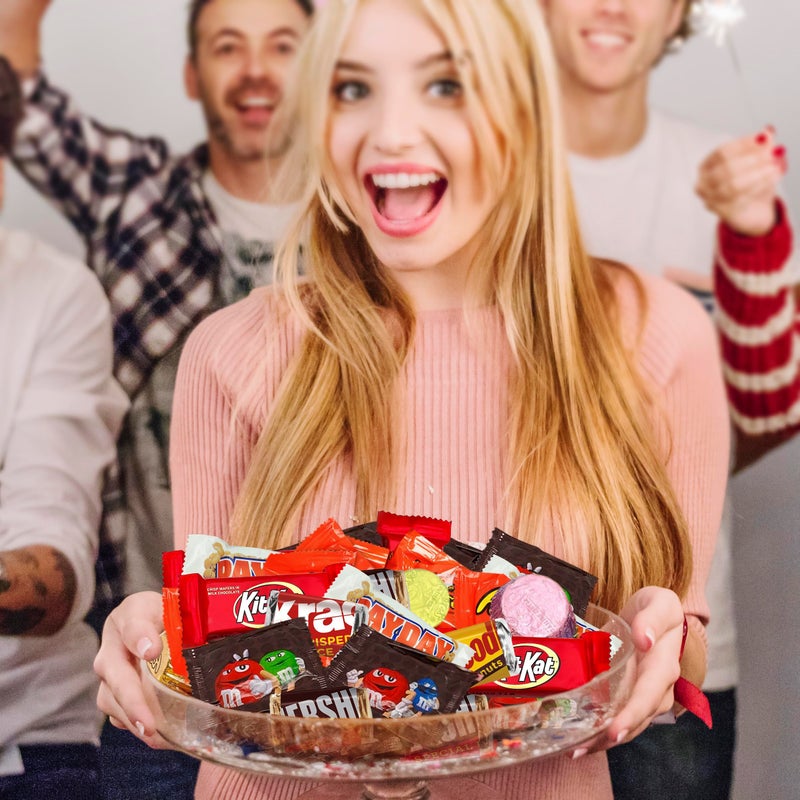 Assorted Chocolate Candy Mix - Individually Wrapped Milk, Dark, and White Chocolates - 5lb Bulk Variety Pack for Snacking, Sharing, and Gifting - Ideal for Home, Office, and Events - Image 2