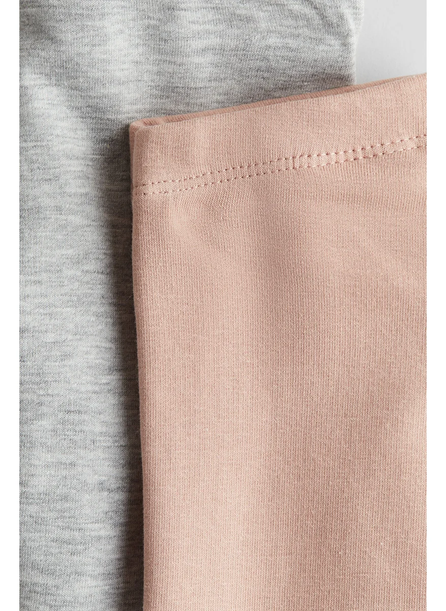 اتش اند ام 2-Pack Cotton Leggings With Brushed Inside