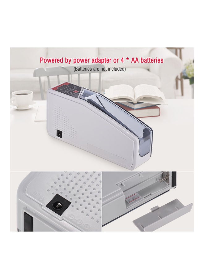 NIBEMINENT Portable Mini Handy Money Counter White - Image 3