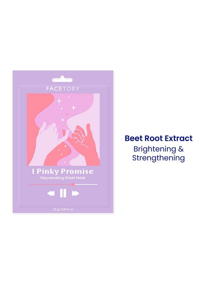 FACETORY FACETORY K Beauty Face Mask Skin Care - REJUVENATING Sheet Mask for ACNE-PRONE Skin with Beetroot Extract | Brighten Skin, Protect, Strengthen (10 Pack)  - Image 4