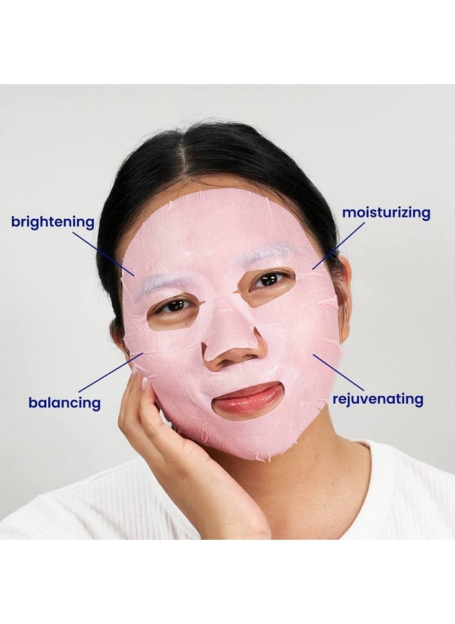 FACETORY FACETORY K Beauty Face Mask Skin Care - REJUVENATING Sheet Mask for ACNE-PRONE Skin with Beetroot Extract | Brighten Skin, Protect, Strengthen (10 Pack)  - Image 3