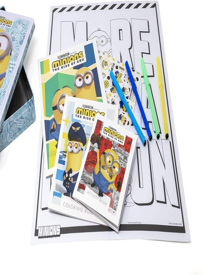 Minions Despicable Me Minions Activity Book Set - Bundle with Coloring Books, Stickers, Markers, Poster and More - Image 2