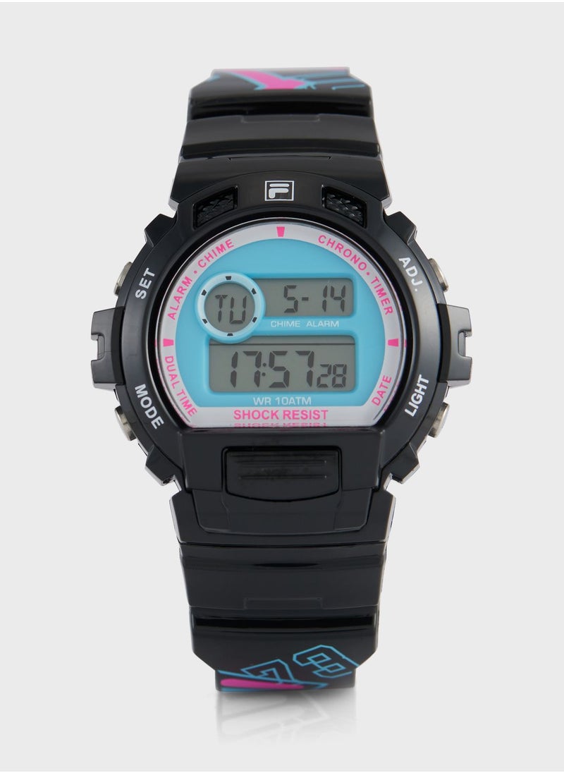 FILA Kids Reinterpret 70'S Digital Watch  - Image 1