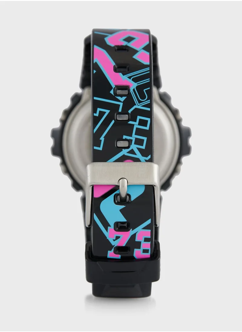 FILA Kids Reinterpret 70'S Digital Watch