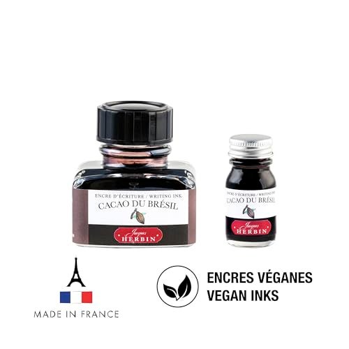 Jacques Herbin Herbin Ink Bottle (Cacao du Bresil - 10ML) 11545T - Image 5