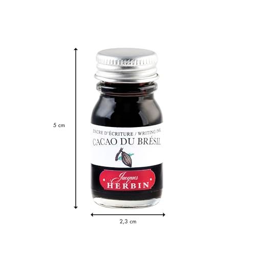 Jacques Herbin Herbin Ink Bottle (Cacao du Bresil - 10ML) 11545T - Image 2