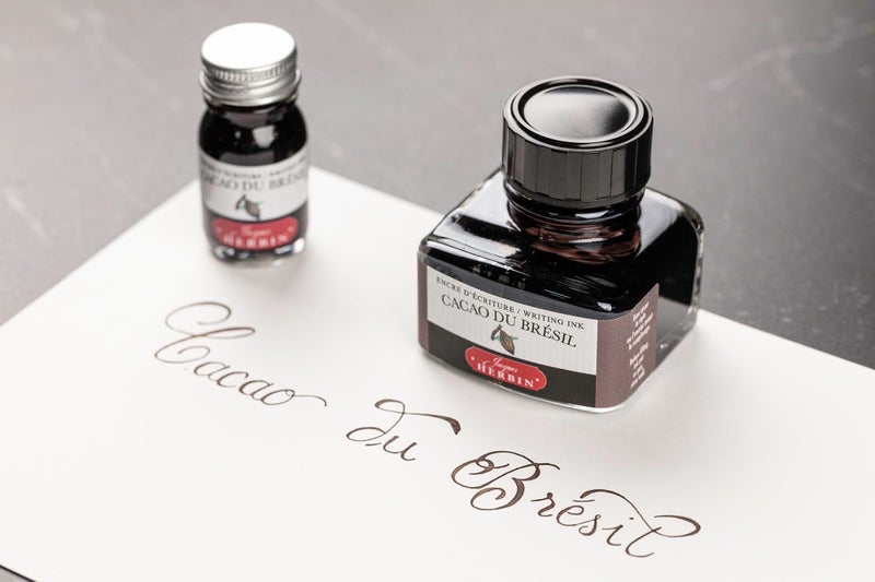 Jacques Herbin Herbin Ink Bottle (Cacao du Bresil - 10ML) 11545T - Image 4