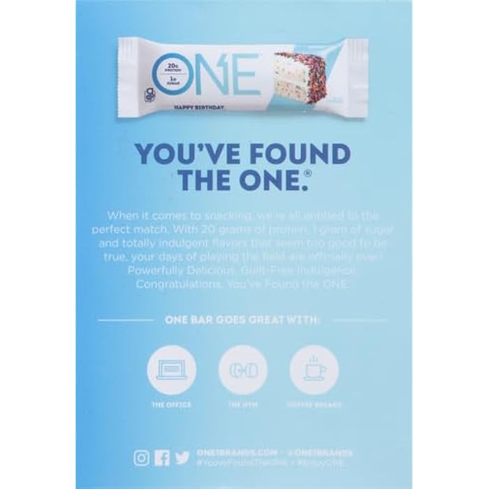 One Protein Bars Birthday Cake, 2.12 Oz, 4 Ct - Image 4