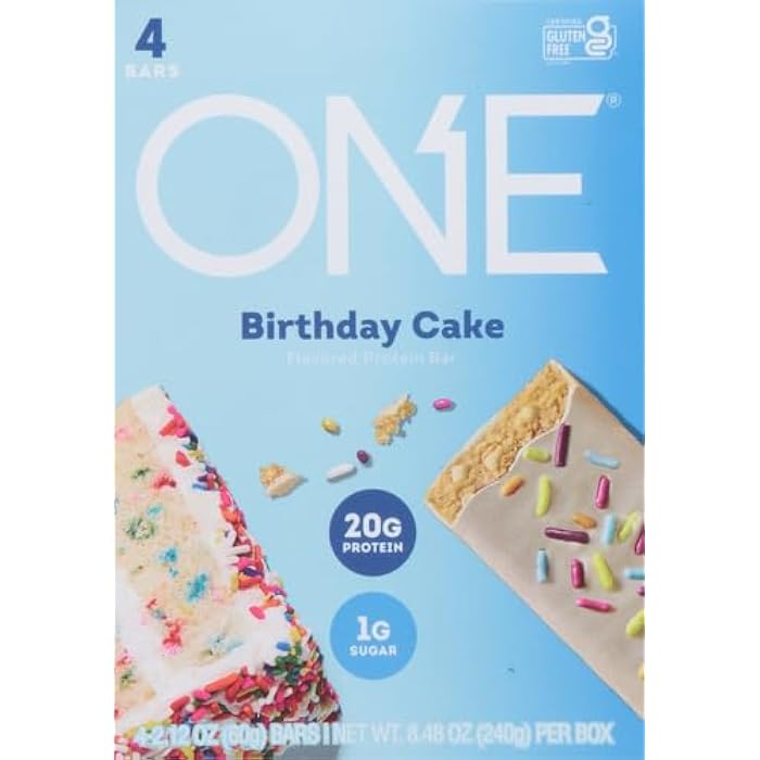 One Protein Bars Birthday Cake, 2.12 Oz, 4 Ct - Image 3