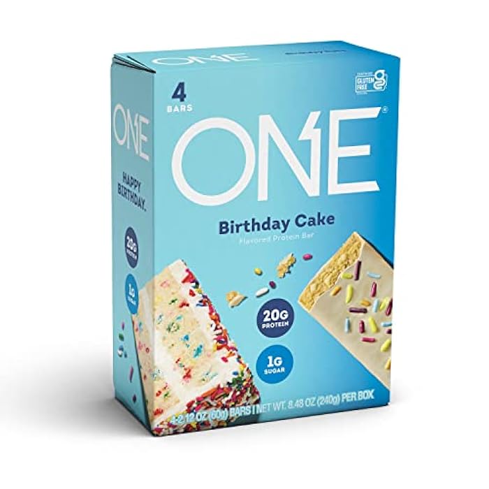 One Protein Bars Birthday Cake, 2.12 Oz, 4 Ct - Image 1