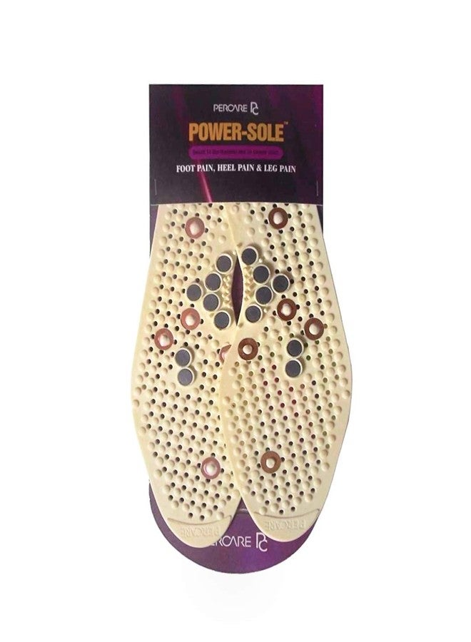 LRK Acupressure Shoe Insoles - Foot Massage Therapy Insoles for Pain Relief & Blood Circulation | Cuttable Magnetic Rubber (1 Pair, Unisex) - Image 2