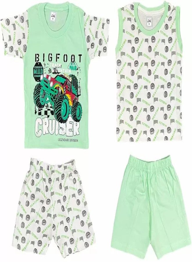 Shera Without Button T-Shirt(LightGreen 12-18m) - Image 1
