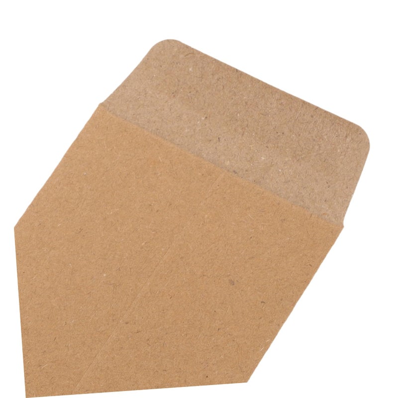 Self Adhesive Kraft Paper Envelopes 100 Pack For Money Seeds Coins Credit Cards - Image 5