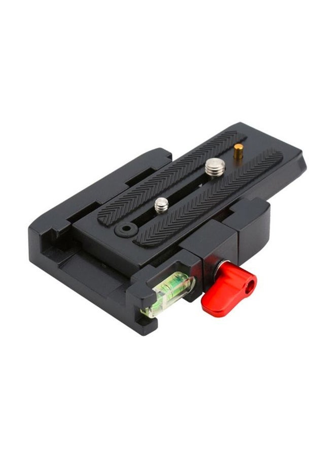 لوحة مشبك إطلاق سريع لمانفروتو 501/500AH/701HDV/503HDV/Q5 577 باللون الأسود/الأحمر - Image 2