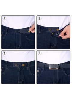 6 Pieces Jeans Waist Extender Jeans Pants Extender Blue Jean Button Extender Waist Extender With Metal Button For Pants Jeans Trousers And Skirt Black Blue And Dark Blue - pzsku/Z826BB6714EFA086D8C3CZ/45/_/1724479102/37a363cb-8933-4e2c-9be1-cd0012ca7044