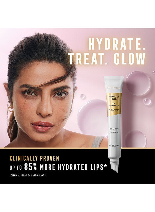 Max Factor Miracle Pure Lip Enhancer Hydrating Lip Balm - 040 - Vital Rose - Image 5