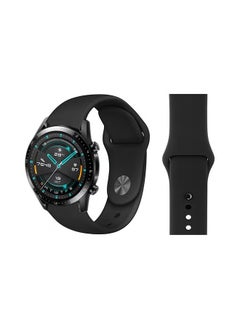 PROMASS Stylish Silicone Replacement Band For Huawei Watch GT/GT2 Black 