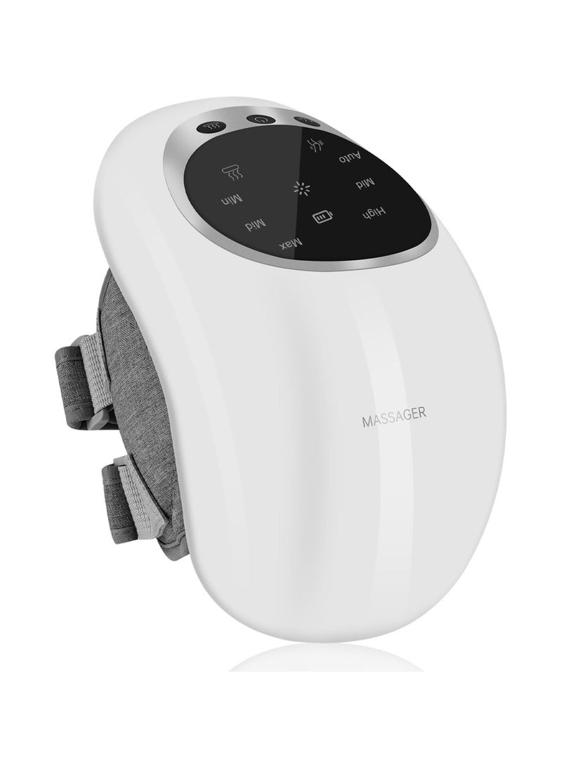 Cordless Adjustable Temperature Knee Massager With Infrared Heat And Vibration With Clear Visible LED Screen For Swelling Stiff Pain Joints - Image 1