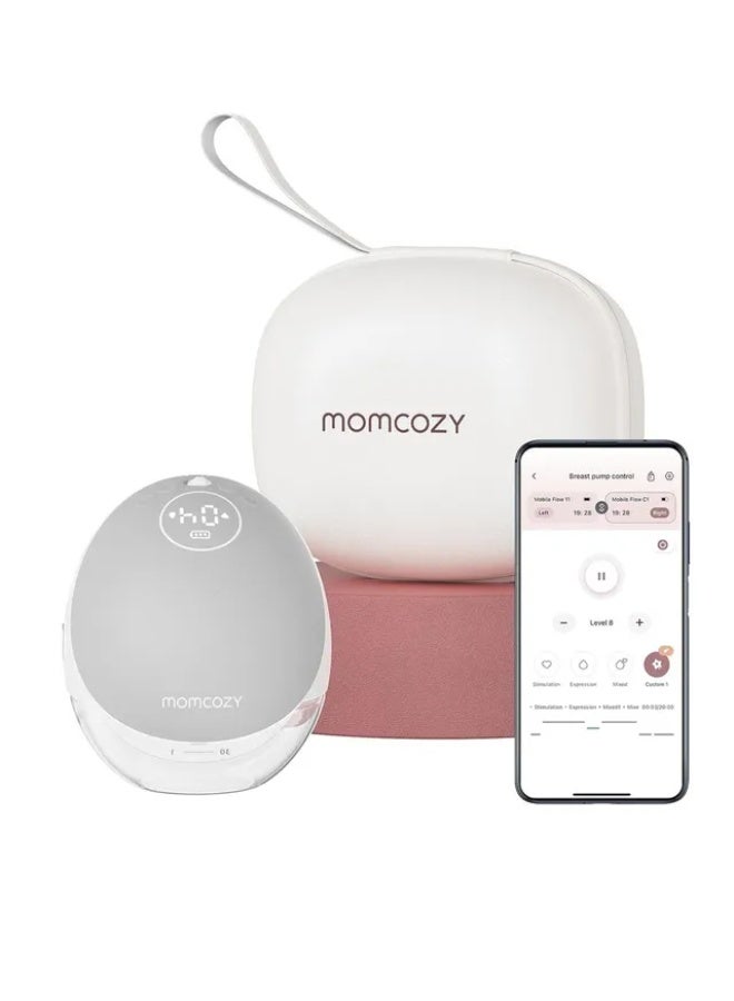 Momcozy M9 Single Electric Wearable Breast Pump - Image 1