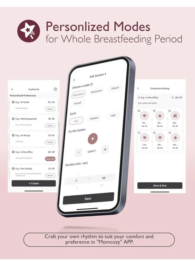 Momcozy M9 Single Electric Wearable Breast Pump - Image 4