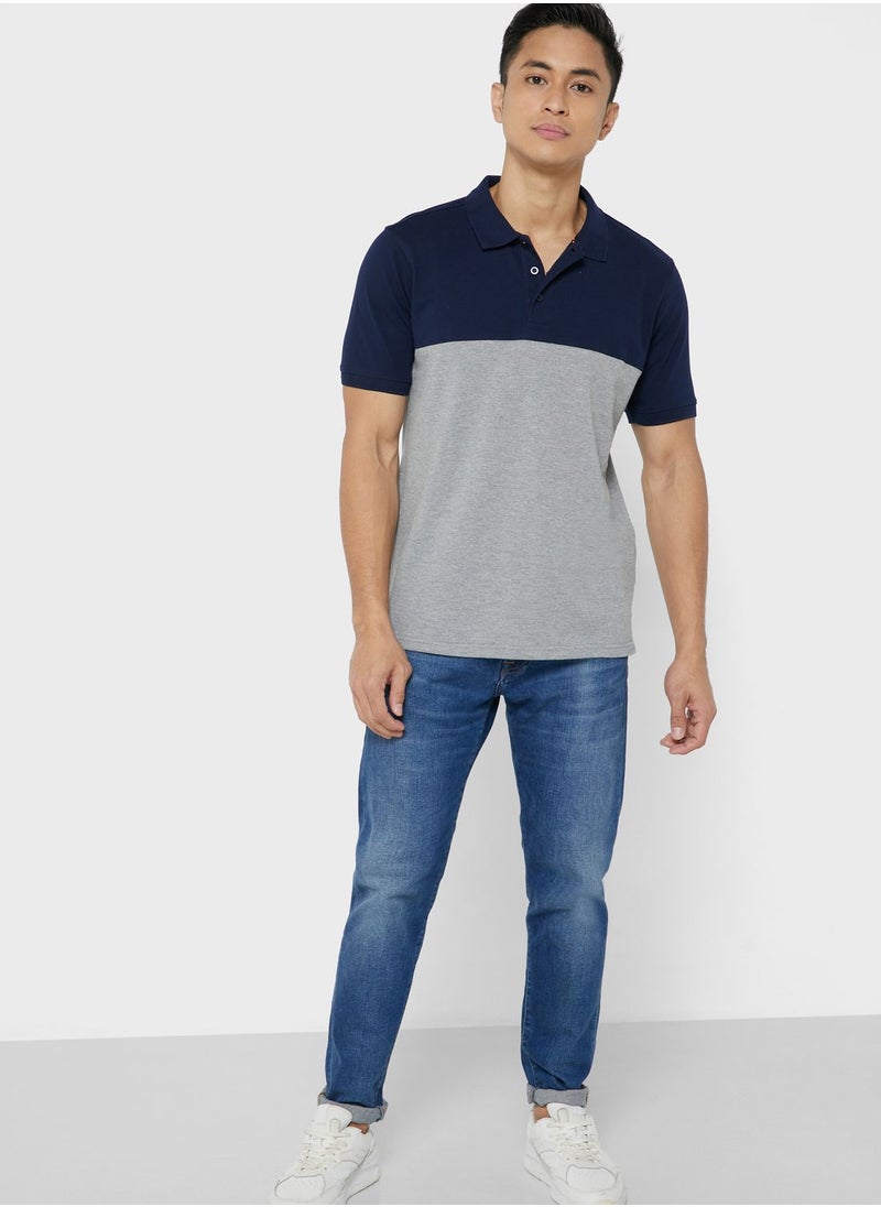 Seventy Five Colorblock Polo Shirt  - Image 4
