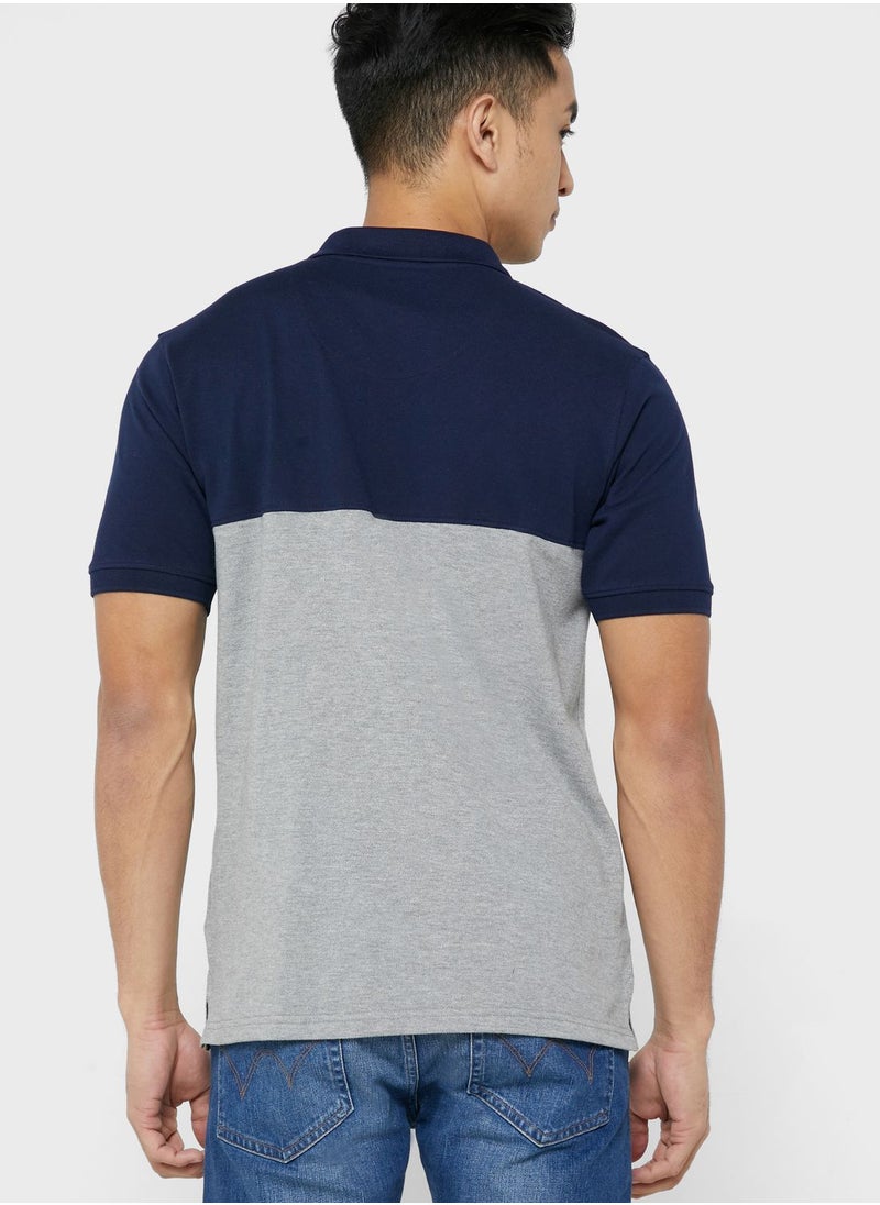 Seventy Five Colorblock Polo Shirt  - Image 2