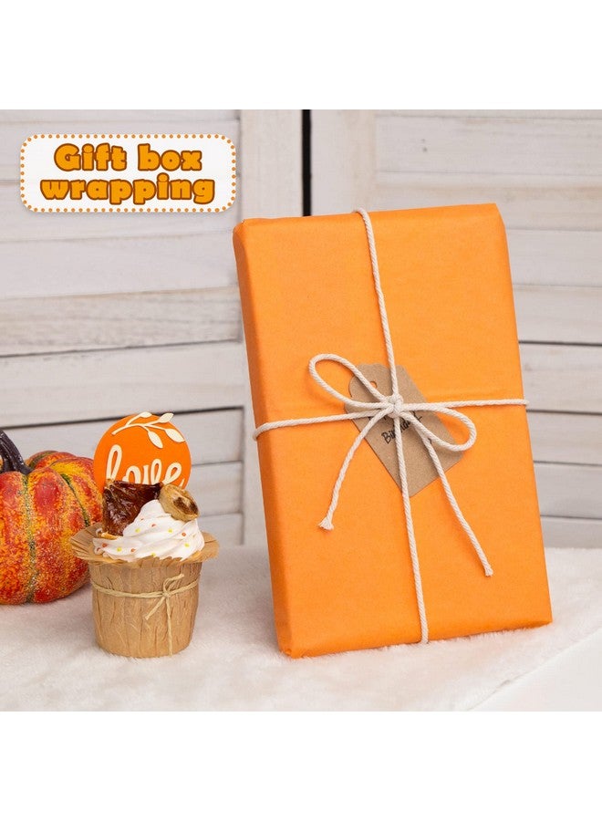 Koogel Koogel 112 Sheets Orange Yellow Tissue Paper, 20x14 Inch Colored Tissue Paper Bulk for DIY Craft Gift Wrapping Birthday Holidays Weddings Decor - Image 3