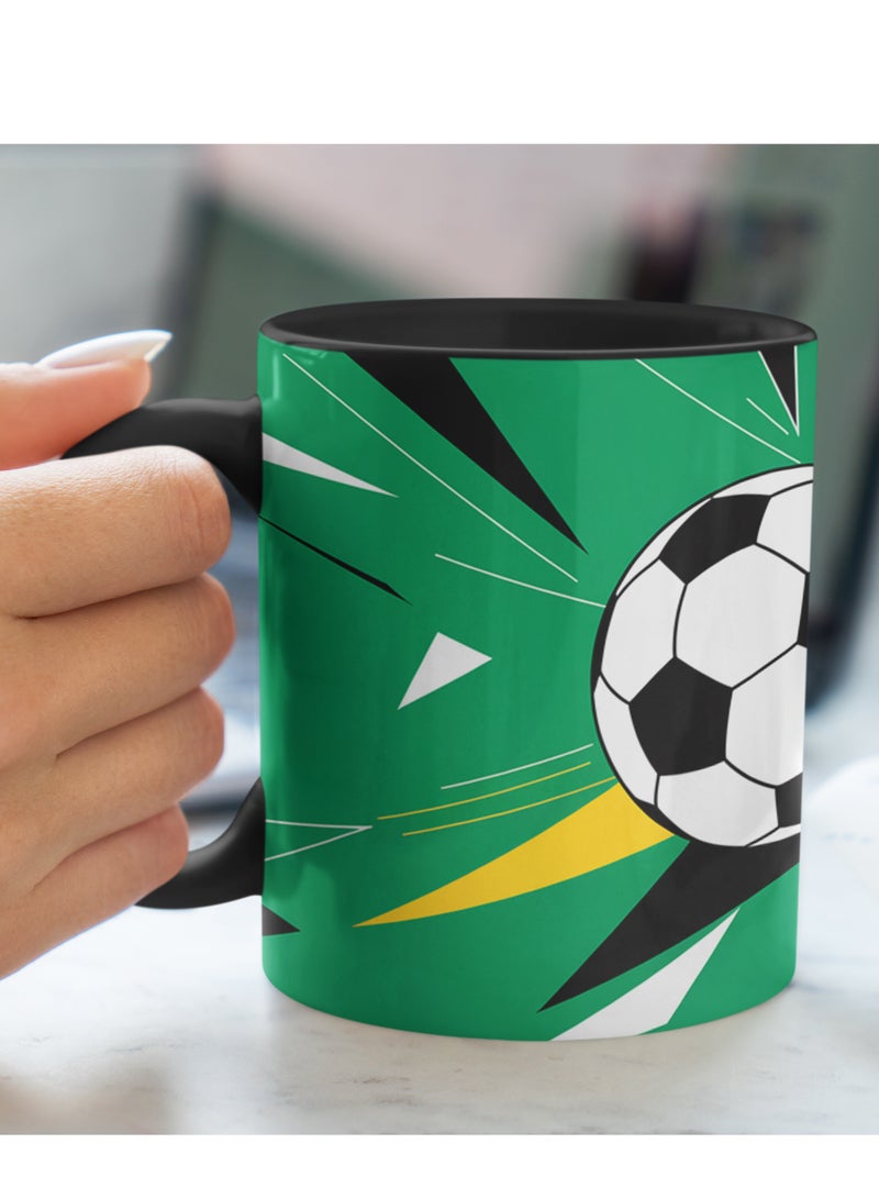 إم إي سي المملكة العربية السعودية كأس العالم القهوة القدح الأسود 11 أوقية - Image 2